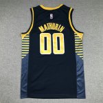 Maillot de Basket #00 Mathurin Indiana Pacers 22-23 Bleu Brodé